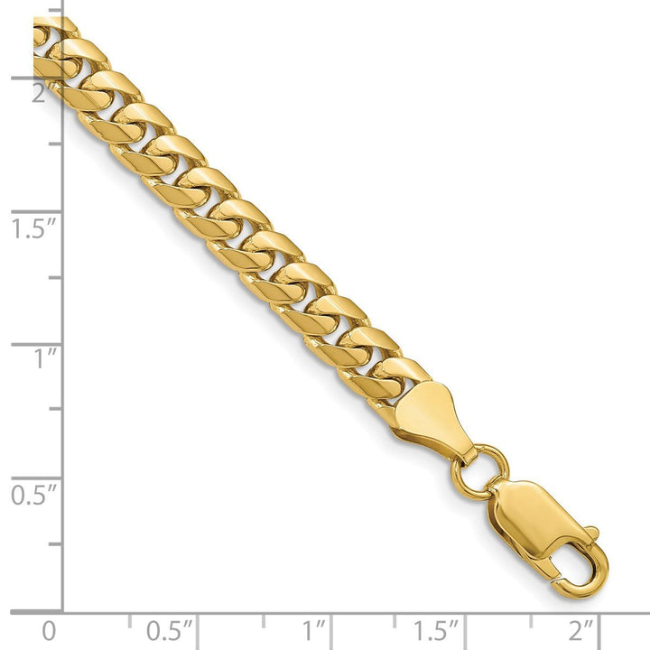 Gold 5.5mm Cuban Chain, 8" - Chain - Design Jewellers Edmonton