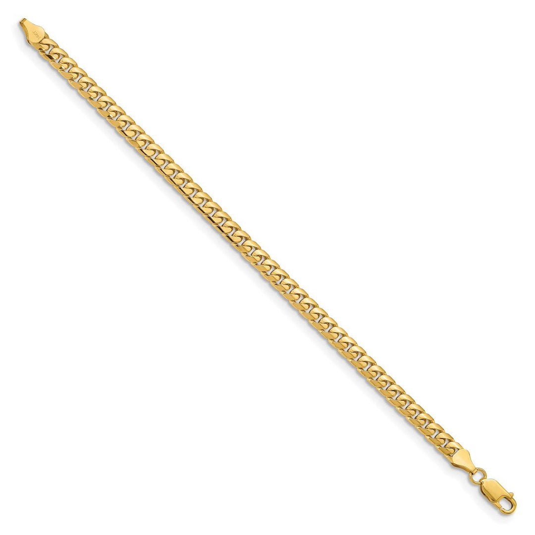 Gold 5.5mm Cuban Chain, 9