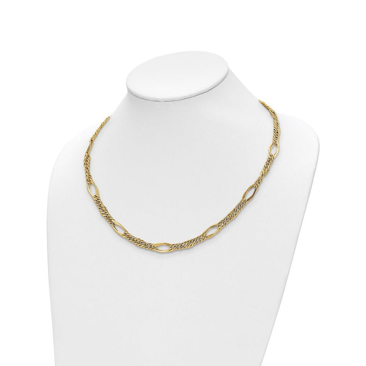 Gold 5.5mm Fancy Necklace, 18" - Necklace - Design Jewellers Edmonton