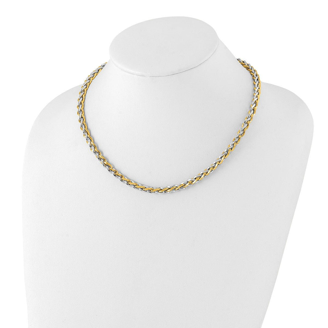 Gold 5.5mm Fancy Necklace, 18