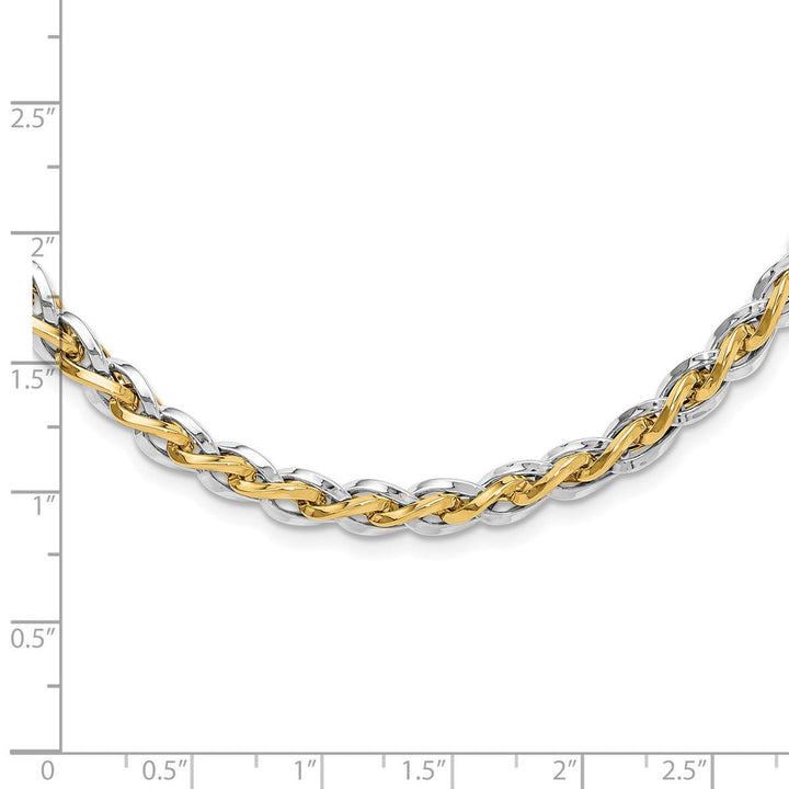 Gold 5.5mm Fancy Necklace, 18" - Necklace - Design Jewellers Edmonton