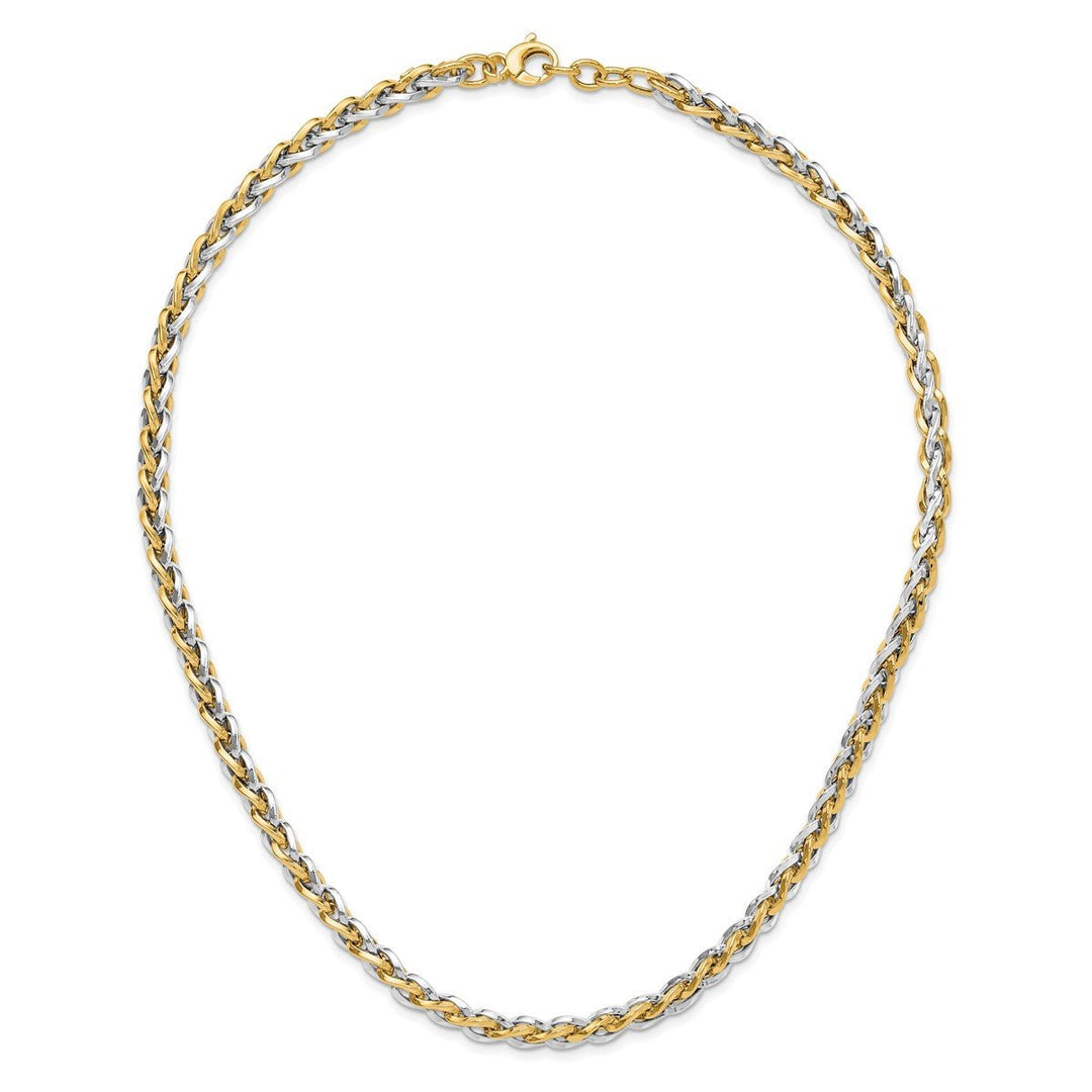 Gold 5.5mm Fancy Necklace, 18