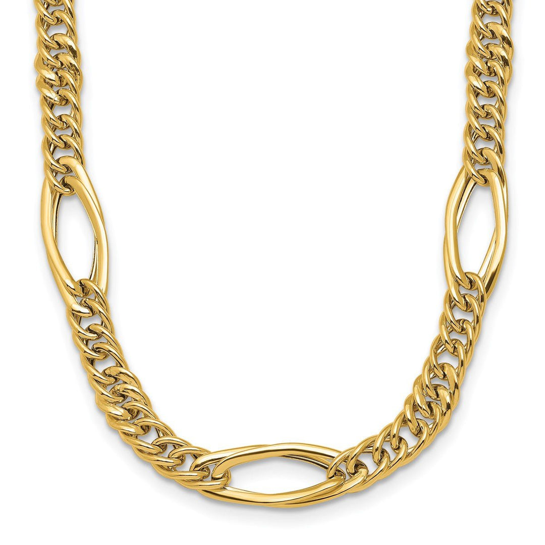 Gold 5.5mm Fancy Necklace, 18"