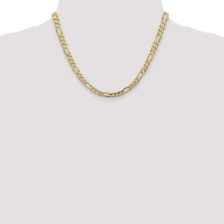 Gold 5.5mm Figaro Chain, 18" - Chain - Design Jewellers Edmonton