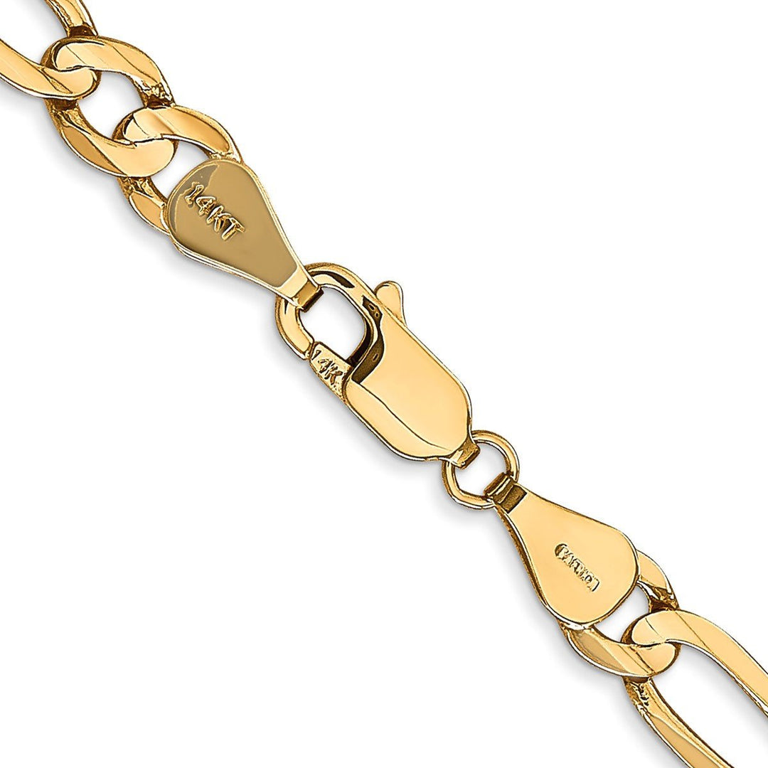 Gold 5.5mm Figaro Chain, 20