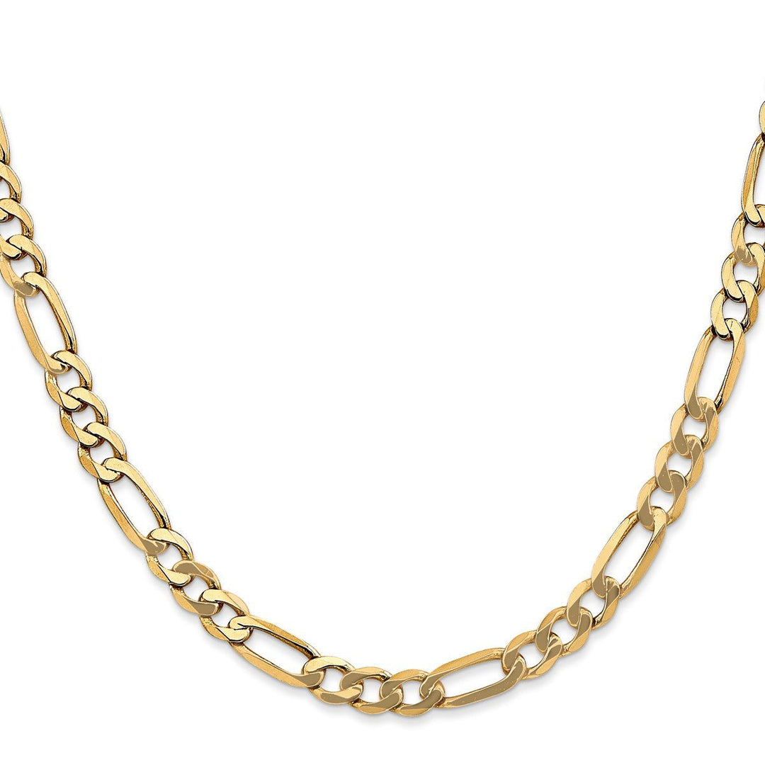 Gold 5.5mm Figaro Chain, 20