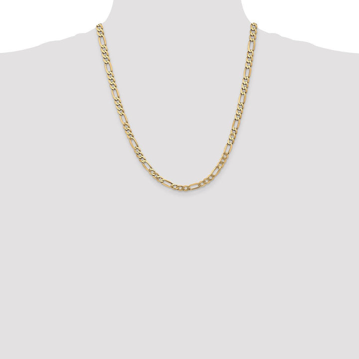 Gold 5.5mm Figaro Chain, 22" - Chain - Design Jewellers Edmonton