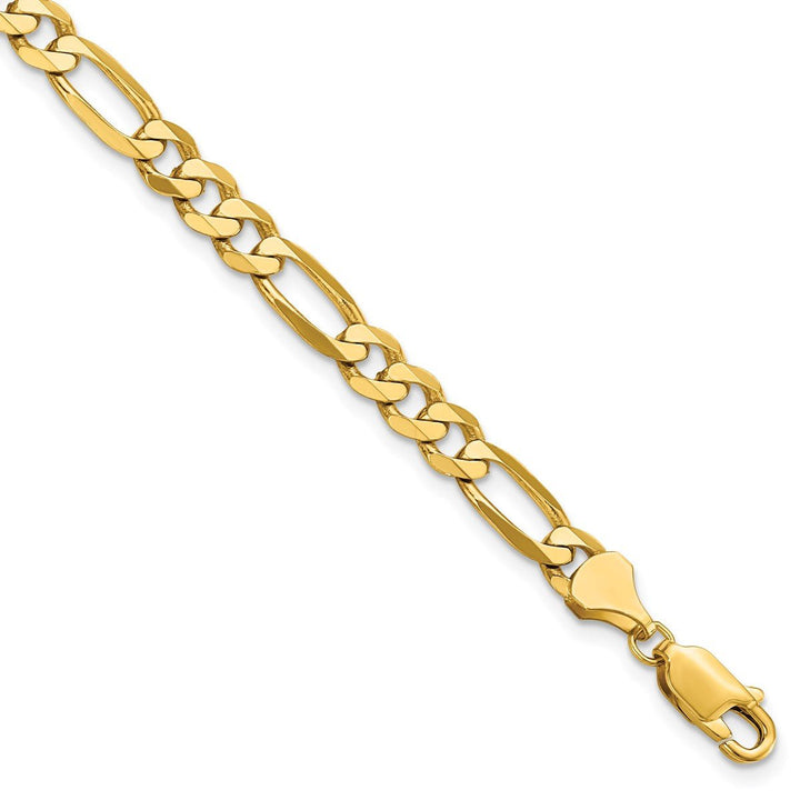Gold 5.5mm Figaro Chain, 7" - Chain - Design Jewellers Edmonton