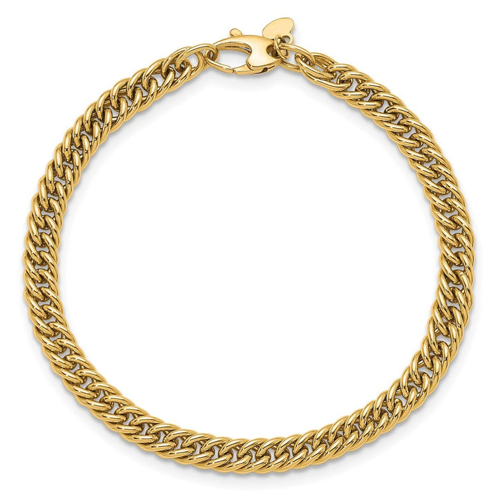 Gold 5.5mm Link, Other Bracelet, 7.5" - Bracelet - Design Jewellers Edmonton