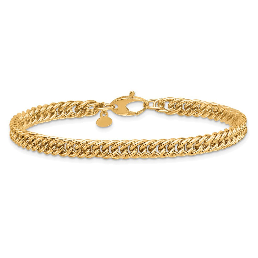 Gold 5.5mm Link, Other Bracelet, 7.5
