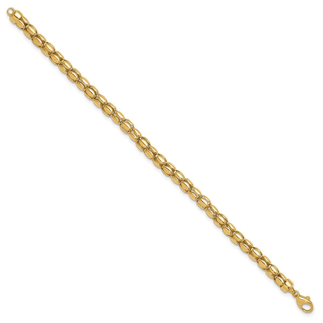 Gold 5.5mm Link, Other Bracelet, 8.5