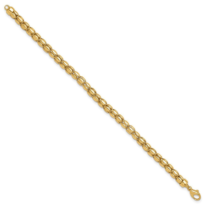 Gold 5.5mm Link, Other Bracelet, 8.5" - Bracelet - Design Jewellers Edmonton