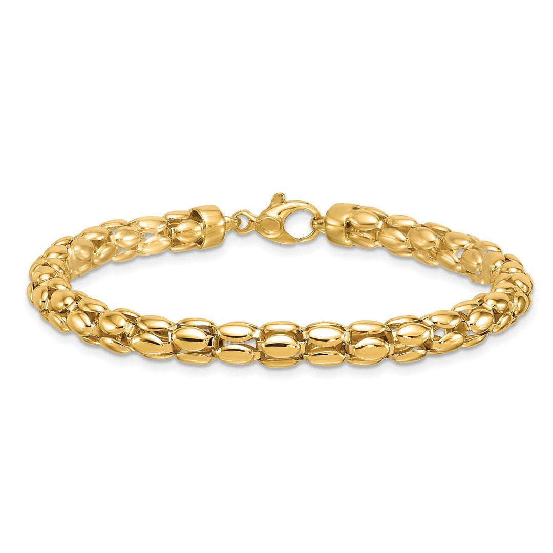 Gold 5.5mm Link, Other Bracelet, 8.5