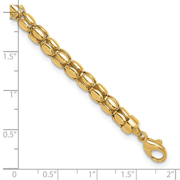 Gold 5.5mm Link, Other Bracelet, 8.5" - Bracelet - Design Jewellers Edmonton