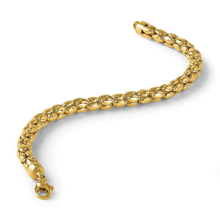Gold 5.5mm Link, Other Bracelet, 8.5" - Bracelet - Design Jewellers Edmonton
