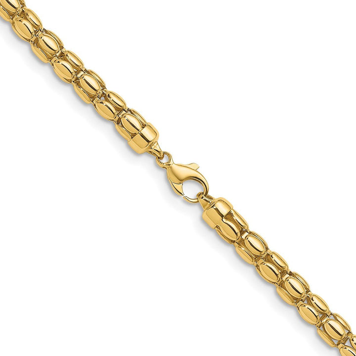 Gold 5.5mm Link, Other Necklace, 17.5" - Necklace - Design Jewellers Edmonton