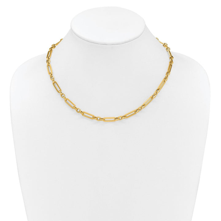 Gold 5.5mm Paperclip Necklace, 18" - Necklace - Design Jewellers Edmonton
