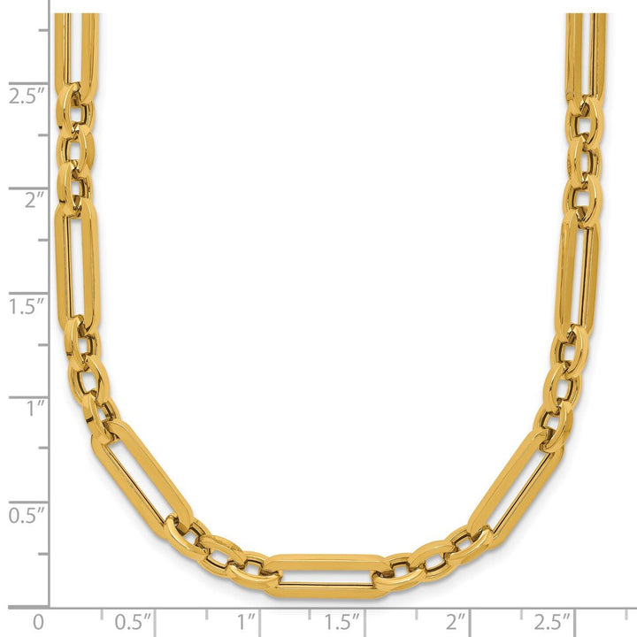 Gold 5.5mm Paperclip Necklace, 18" - Necklace - Design Jewellers Edmonton