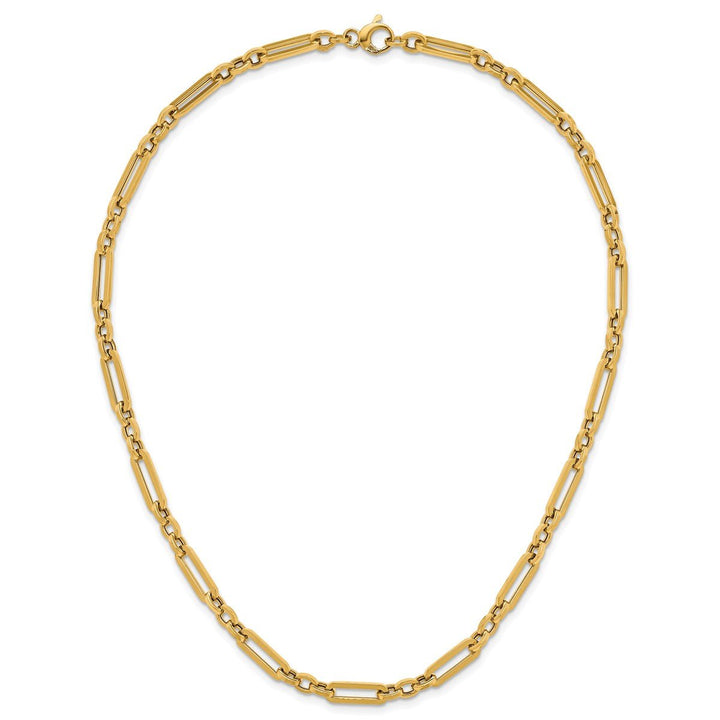 Gold 5.5mm Paperclip Necklace, 18" - Necklace - Design Jewellers Edmonton