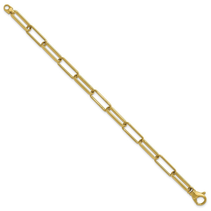 Gold 5.8mm Paperclip Chain, 7.5" - Chain - Design Jewellers Edmonton