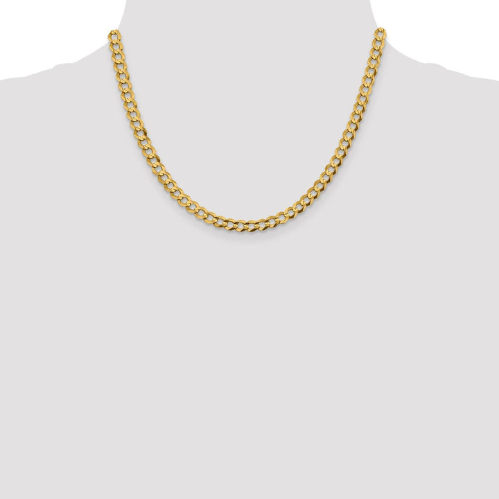 Gold 5.9mm Cuban Chain, 18" - Chain - Design Jewellers Edmonton