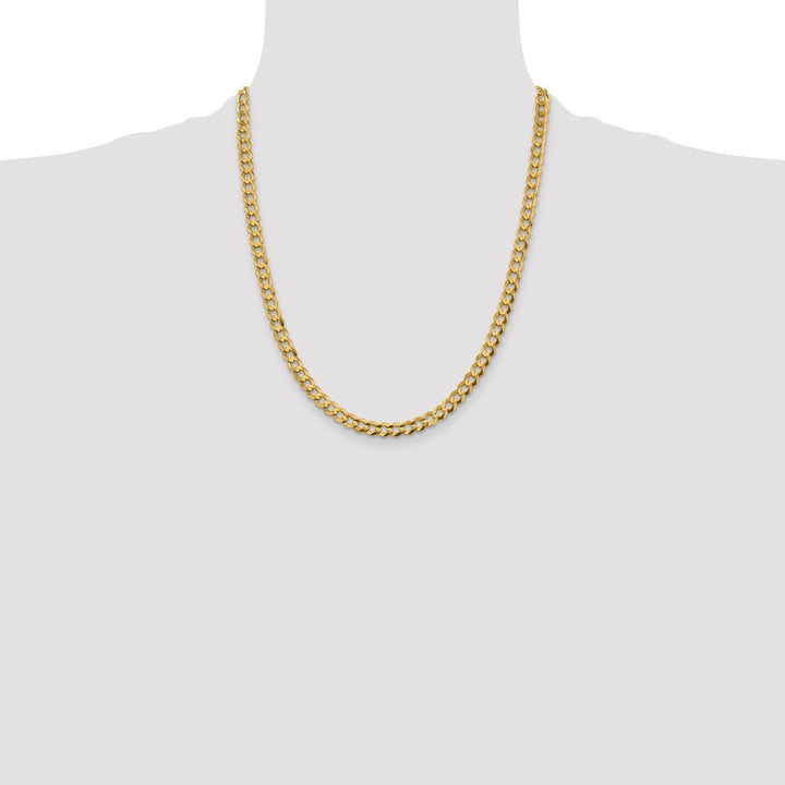 Gold 5.9mm Cuban Chain, 22" - Chain - Design Jewellers Edmonton