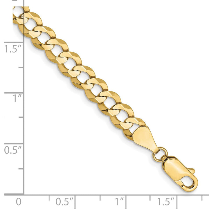 Gold 5.9mm Cuban Chain, 8" - Chain - Design Jewellers Edmonton