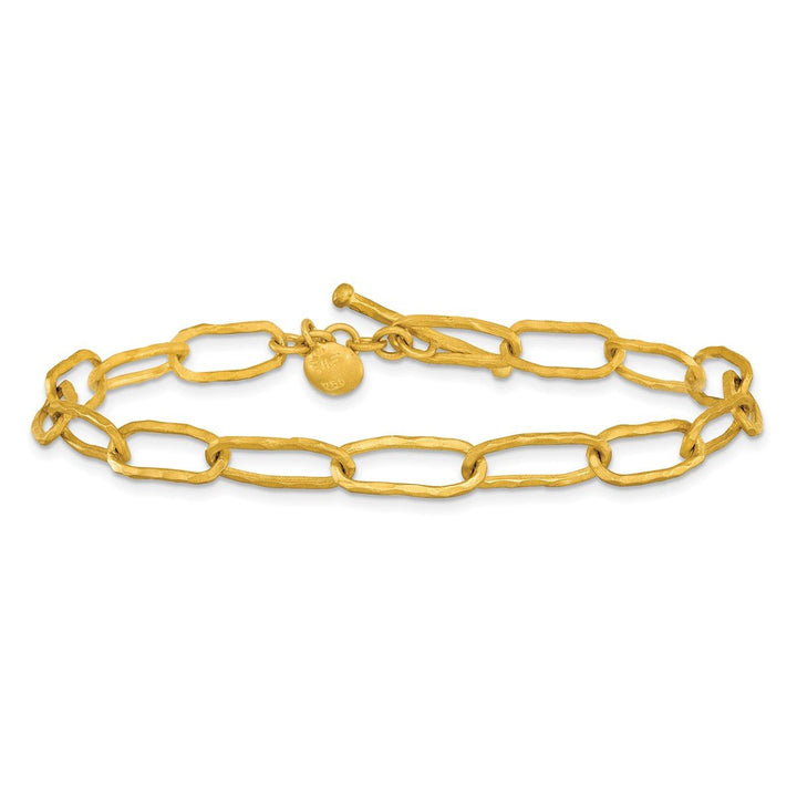 Gold 5.9mm Paperclip Bracelet, 8" - Bracelet - Design Jewellers Edmonton
