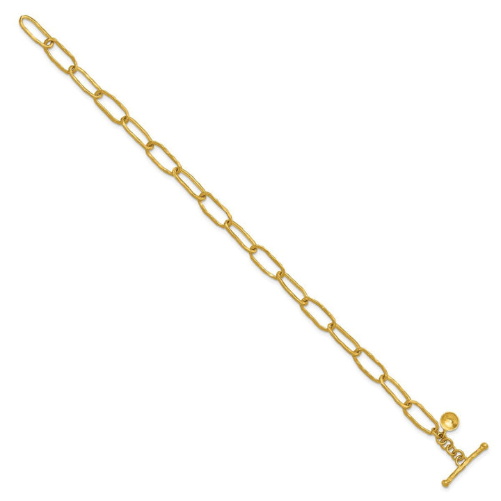 Gold 5.9mm Paperclip Bracelet, 8" - Bracelet - Design Jewellers Edmonton