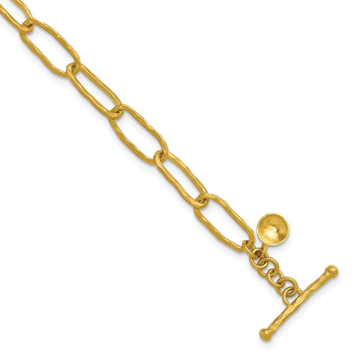 Gold 5.9mm Paperclip Bracelet, 8" - Bracelet - Design Jewellers Edmonton