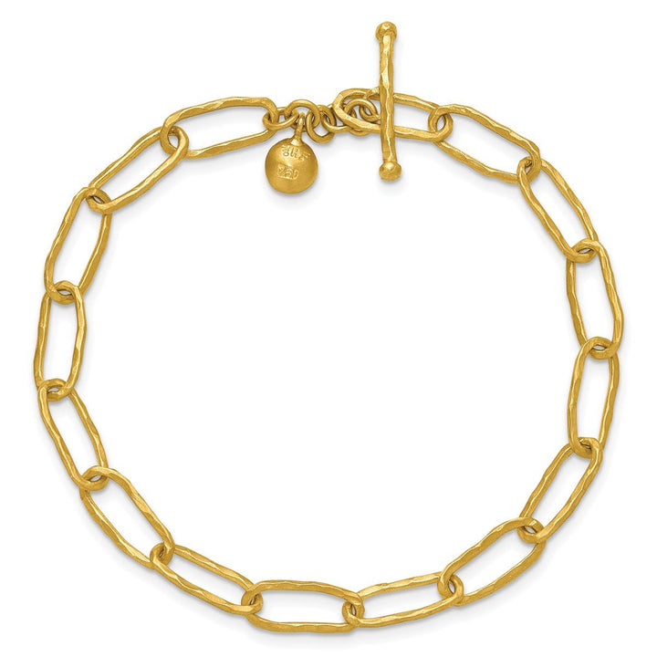 Gold 5.9mm Paperclip Bracelet, 8" - Bracelet - Design Jewellers Edmonton
