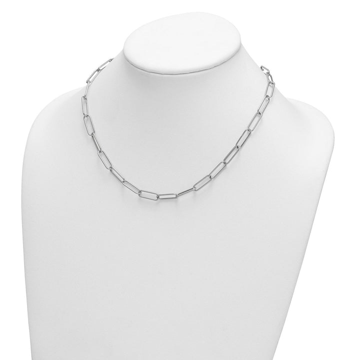 Gold 5.9mm Paperclip Necklace, 18" - Necklace - Design Jewellers Edmonton