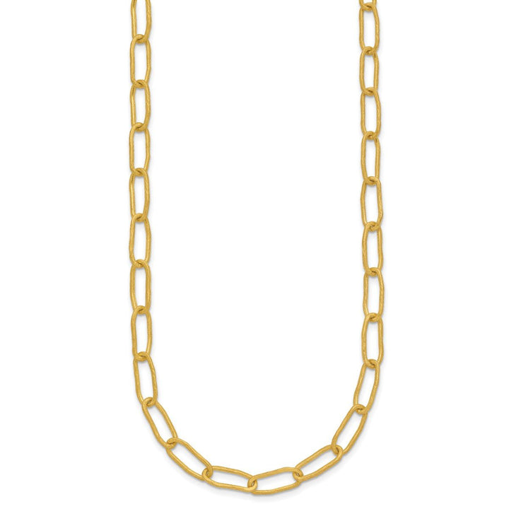 Gold 5.9mm Paperclip Necklace, 18" - Necklace - Design Jewellers Edmonton