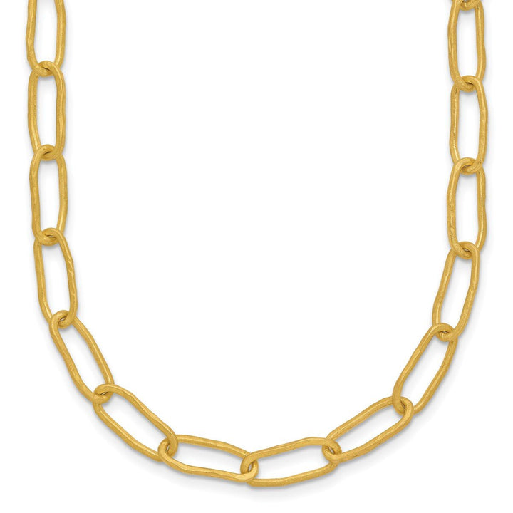 Gold 5.9mm Paperclip Necklace, 18" - Necklace - Design Jewellers Edmonton