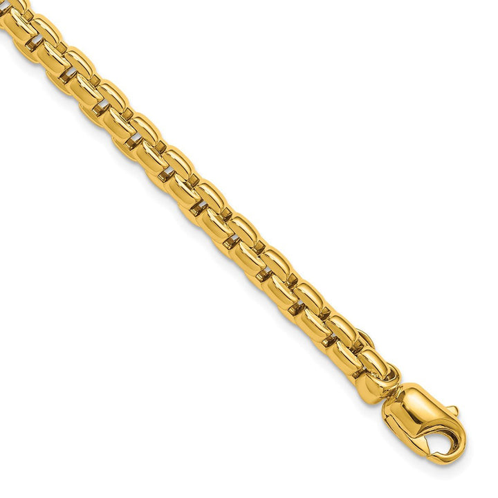 Gold 5mm Box Bracelet, 8" - Bracelet - Design Jewellers Edmonton