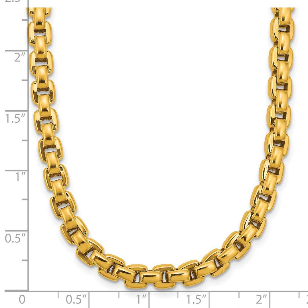 Gold 5mm Box Necklace, 20
