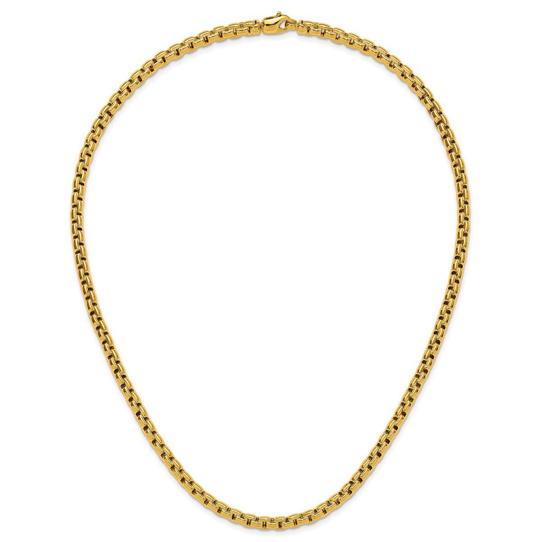 Gold 5mm Box Necklace, 20