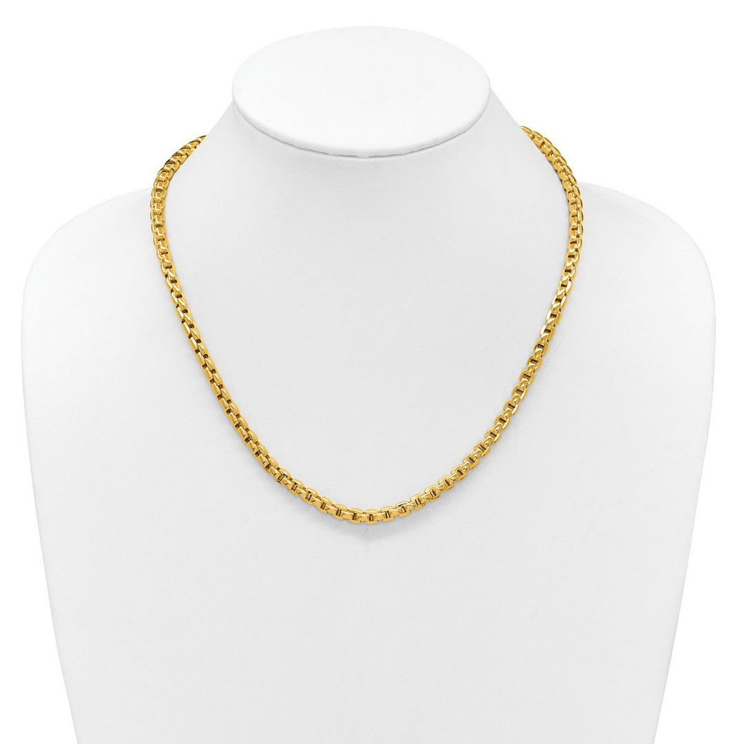 Gold 5mm Box Necklace, 20