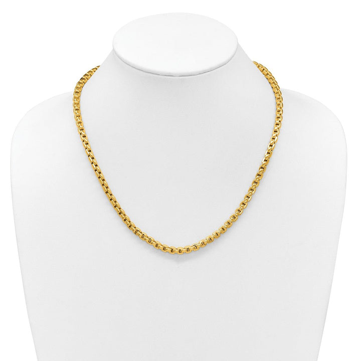 Gold 5mm Box Necklace, 20" - Necklace - Design Jewellers Edmonton
