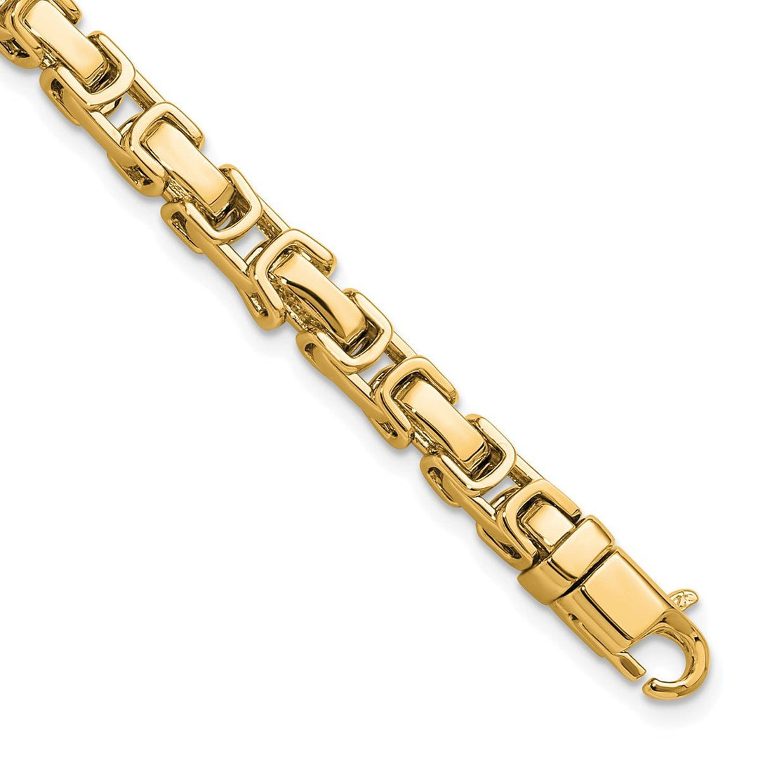 Gold 5mm Byzantine Chain, 8"