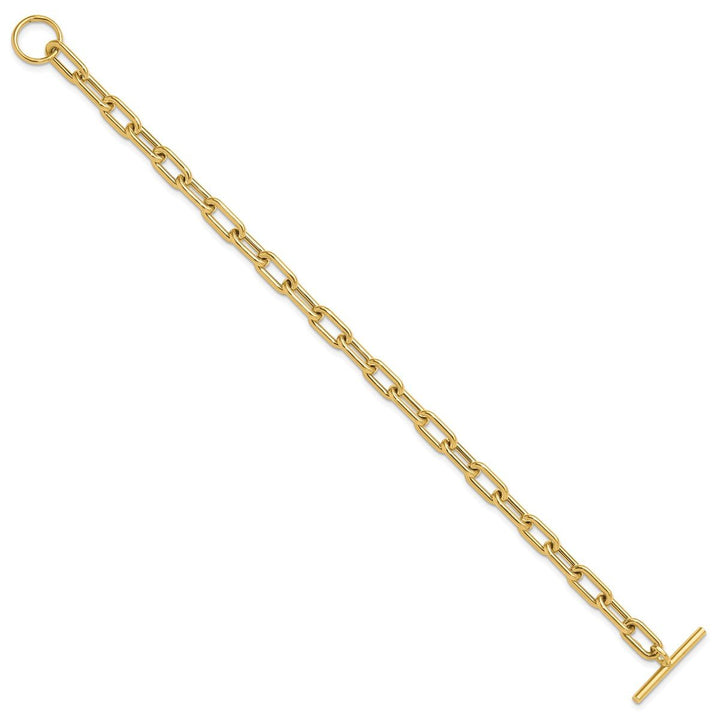 Gold 5mm Cable Bracelet, 7.5" - Bracelet - Design Jewellers Edmonton