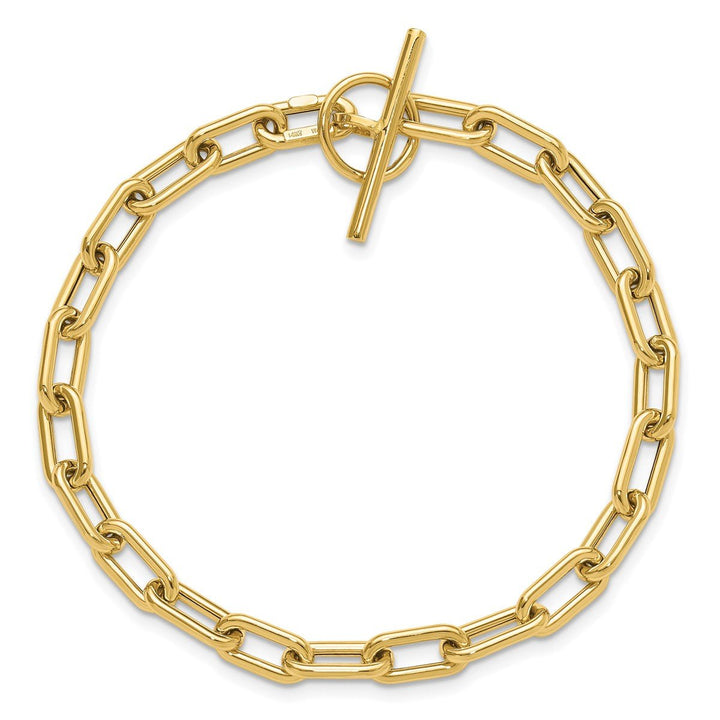 Gold 5mm Cable Bracelet, 7.5" - Bracelet - Design Jewellers Edmonton