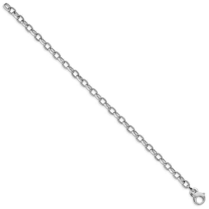 Gold 5mm Fancy Bracelet, 1" - Bracelet - Design Jewellers Edmonton