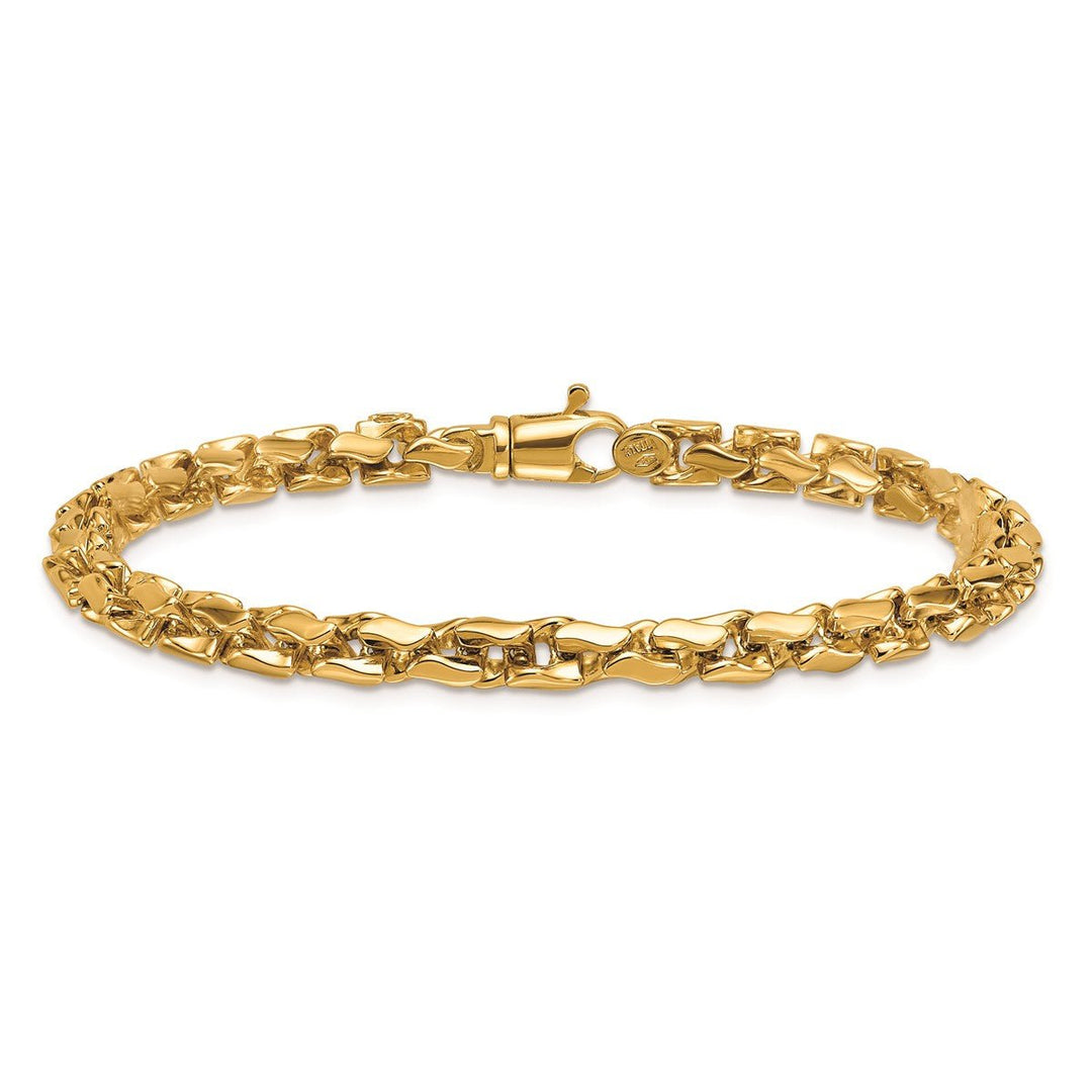 Gold 5mm Fancy Bracelet, 8