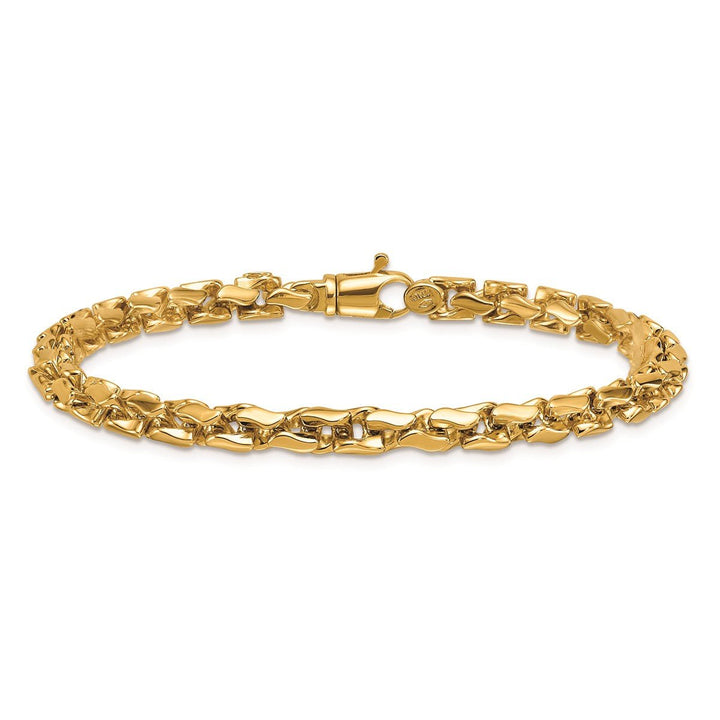 Gold 5mm Fancy Bracelet, 8" - Bracelet - Design Jewellers Edmonton