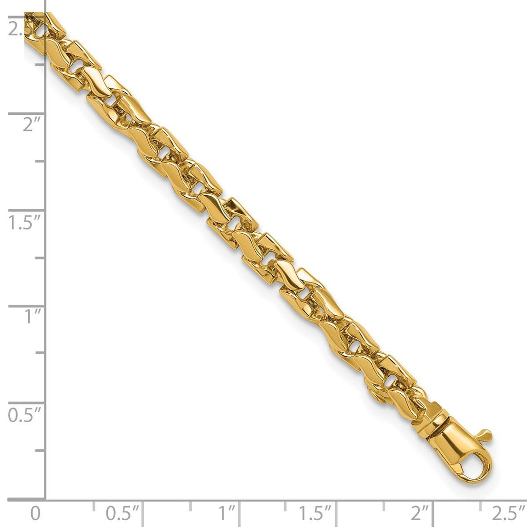Gold 5mm Fancy Bracelet, 8