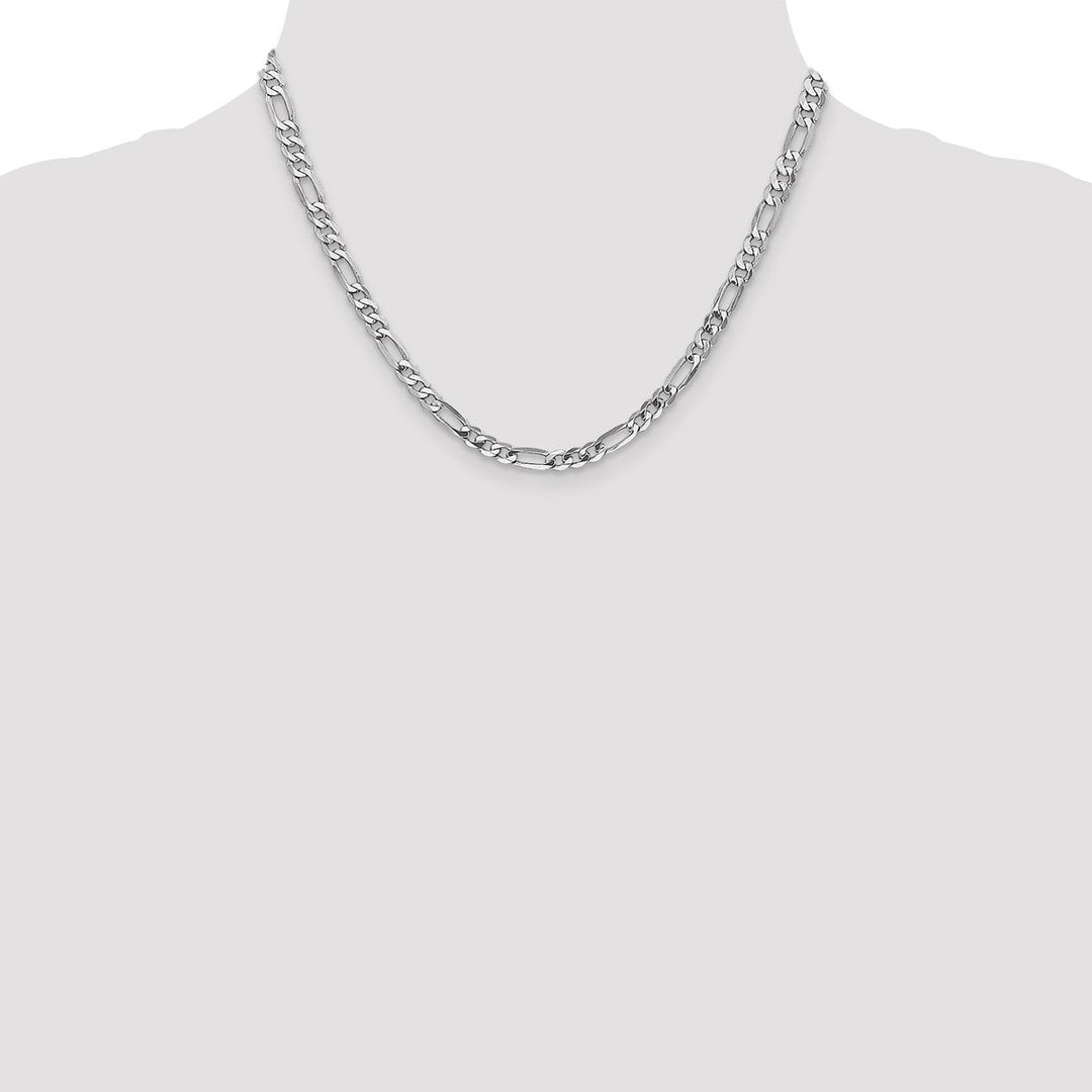 Gold 5mm Figaro Chain, 18