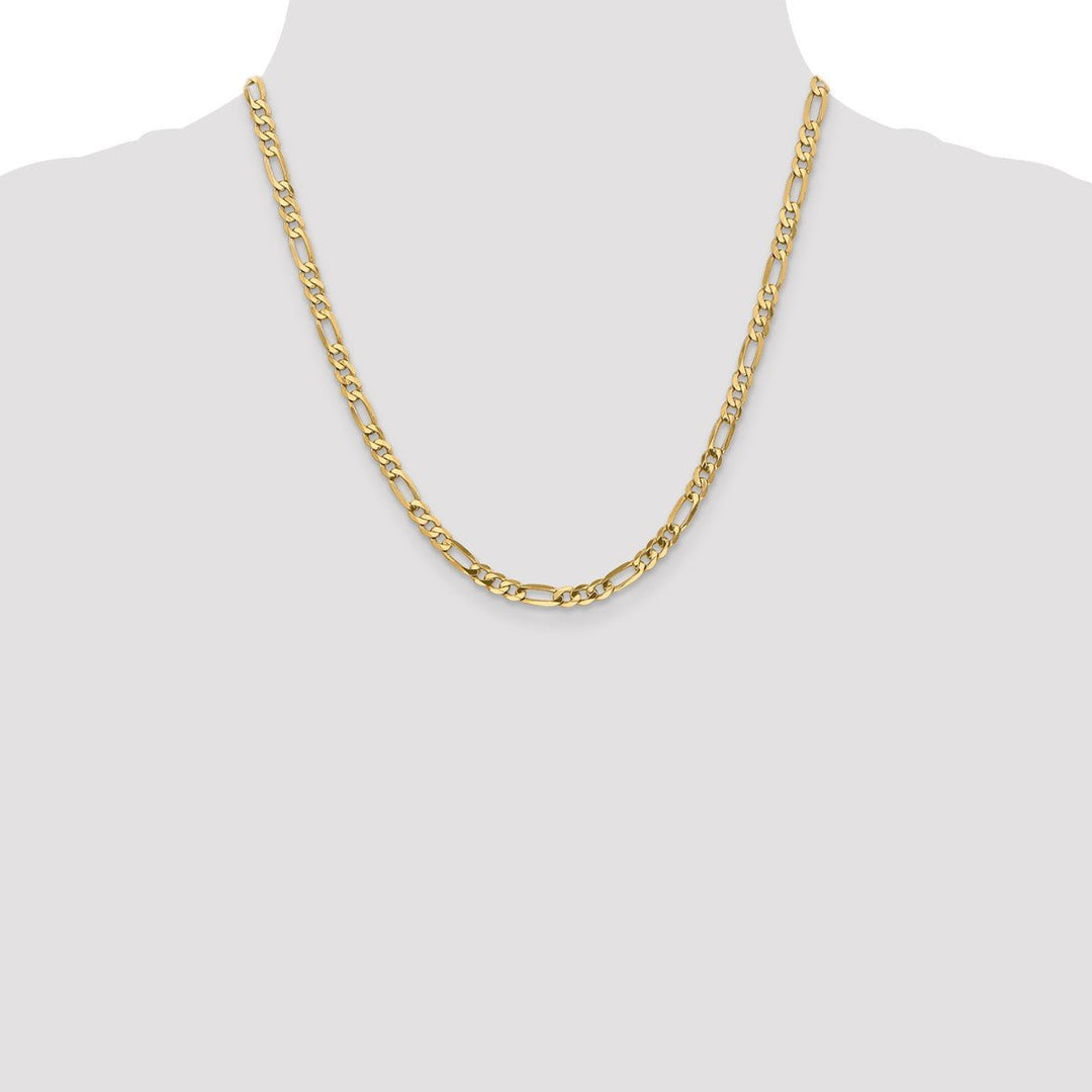 Gold 5mm Figaro Chain, 20