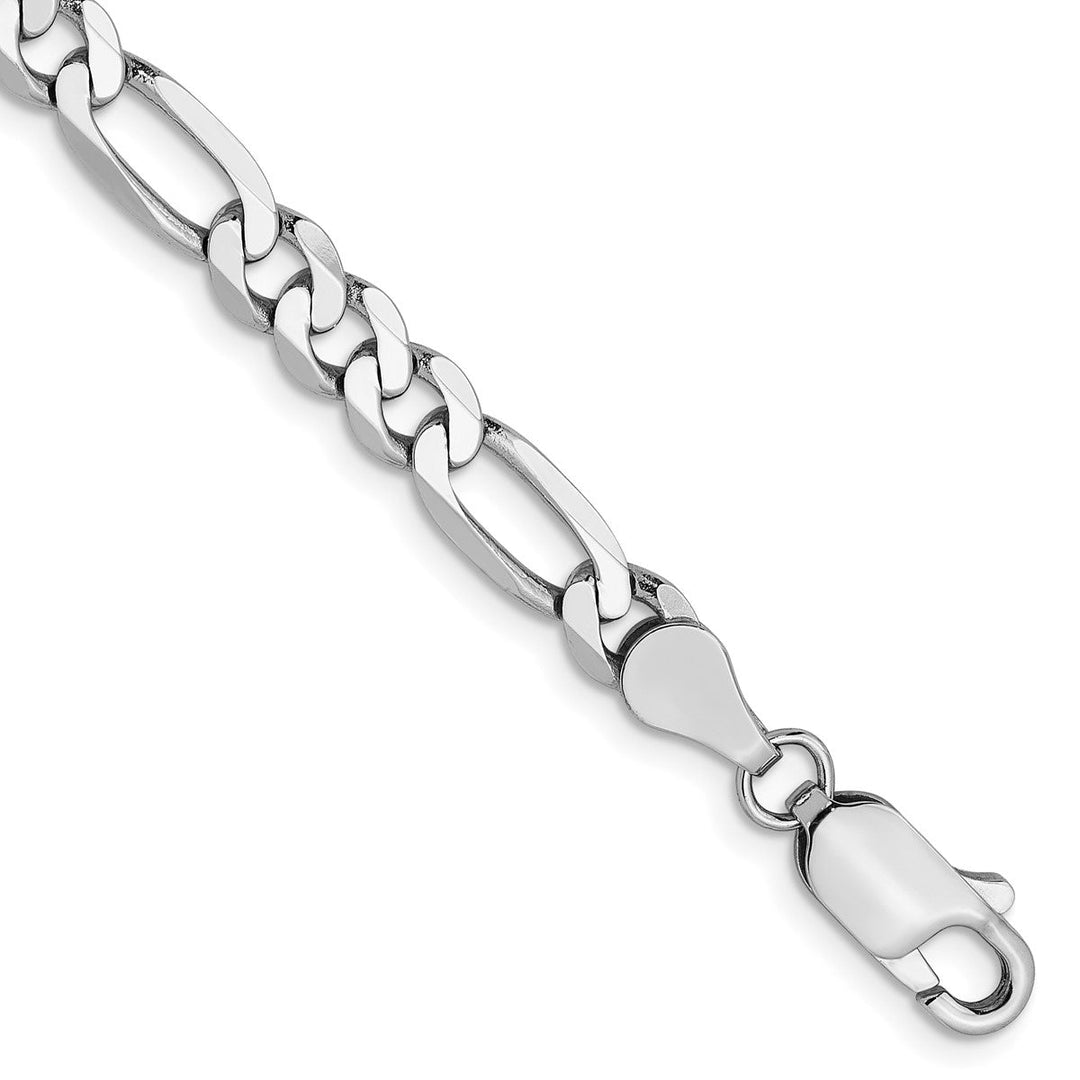 Gold 5mm Figaro Chain, 8"