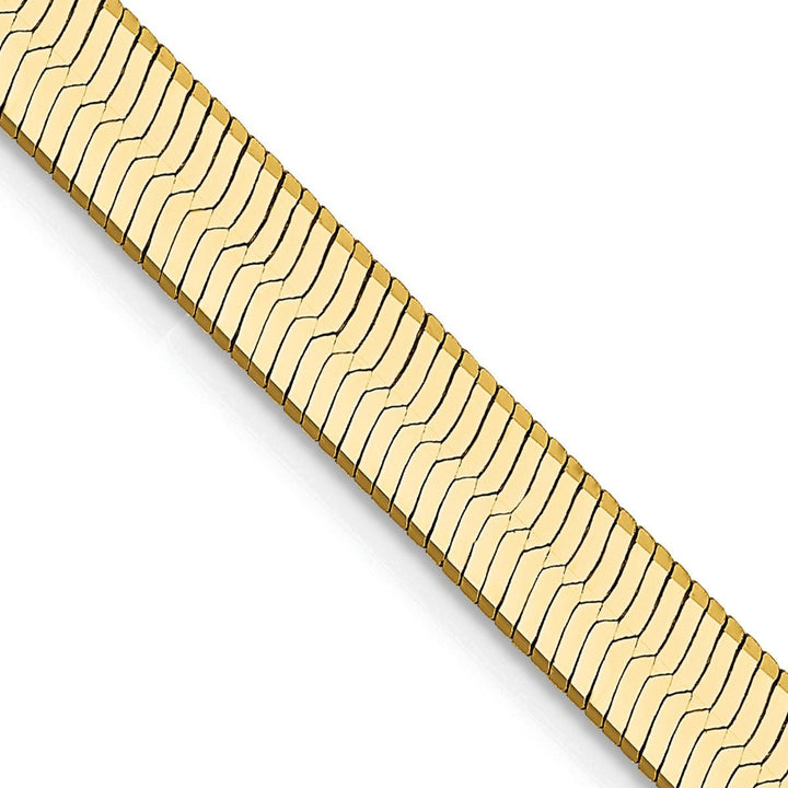 Gold 5mm Herringbone Chain, 16" - Chain - Design Jewellers Edmonton